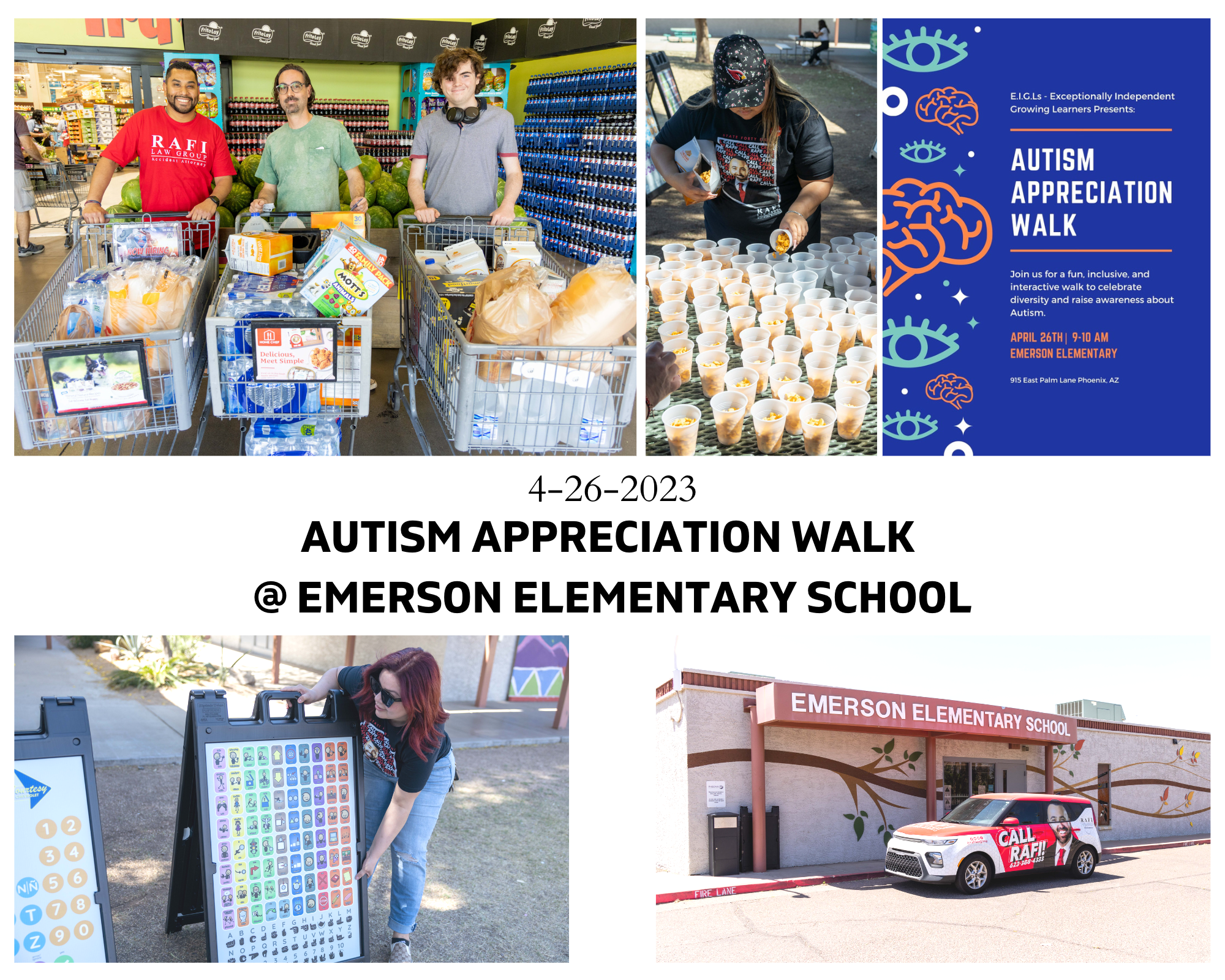 Emerson Elementary School Autism Appreciation Walk